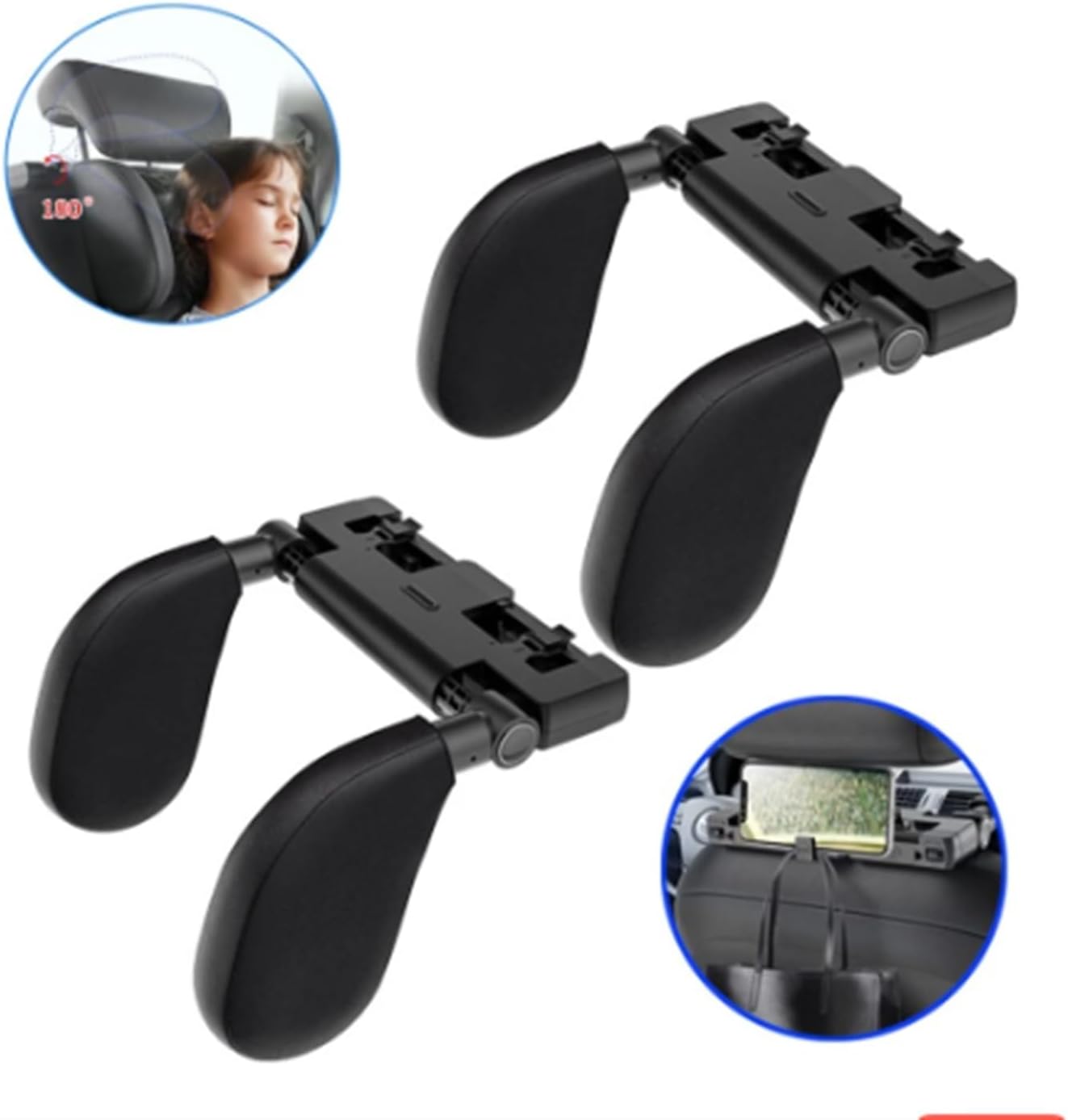 Kit housse console 1 Pièces Siège Voiture Appuie-tête Oreiller Voyage Repos Sommeil Appuie-tête Support Solution Voiture Accessoires Intérieur Forme U Oreiller Pour Les Intérieur Couverture Garniture