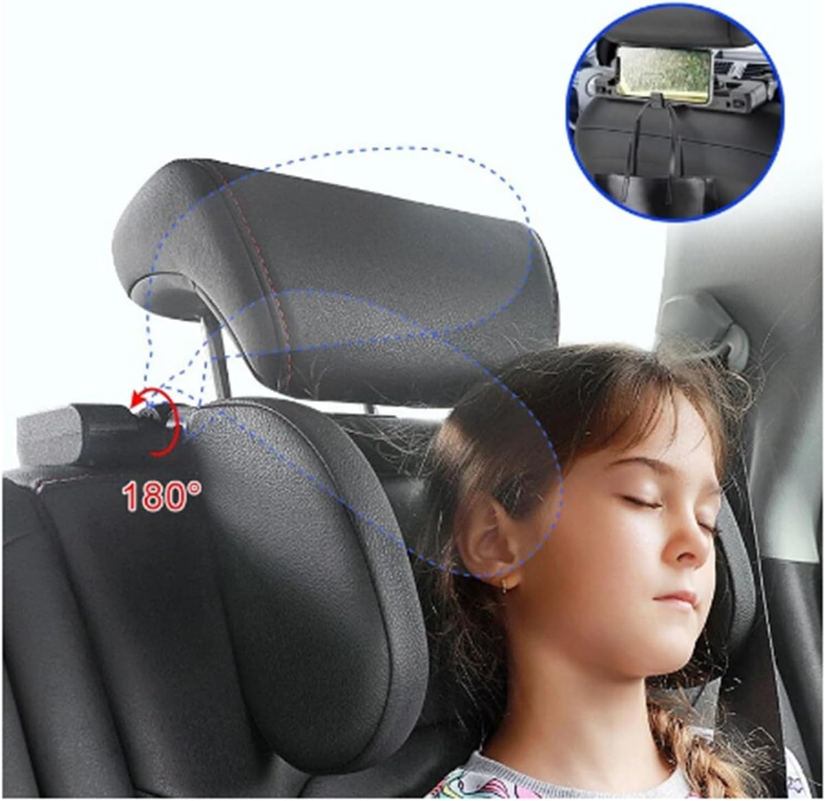 Kit housse console 1 Pièces Siège Voiture Appuie-tête Oreiller Voyage Repos Sommeil Appuie-tête Support Solution Voiture Accessoires Intérieur Forme U Oreiller Pour Les Intérieur Couverture Garniture