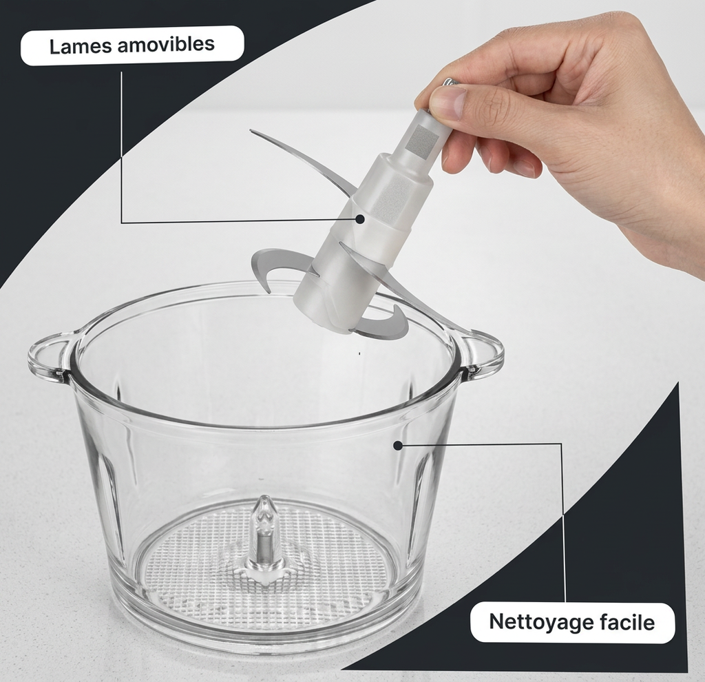 Robot da Cucina Elettrico 250W